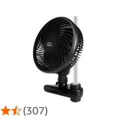 Ventilatore grow box sempre acceso, con clip per fissaggio. Ideale per mantenere l'aria in movimento.