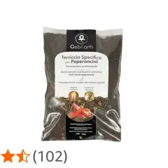Terriccio per peperoncini GebEarth, formulazione professionale per risultati superiori. Ideale per coltivare peperoncini piccanti e rigogliosi.