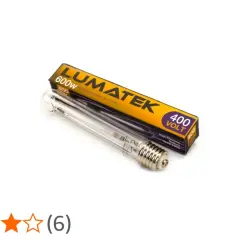 Lampada da coltivazione Lumatek 600w, alta pressione sodio, 400 volt. Ideale per la crescita delle piante.
