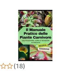 Copertina del manuale "Piante Carnivore", con immagini di Dionaea e Nepenthes. Utile per conoscere i nomi e la coltivazione.