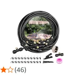 Kit di nebulizzatori per serre e giardini, per creare un'oasi fresca e confortevole all'aperto.