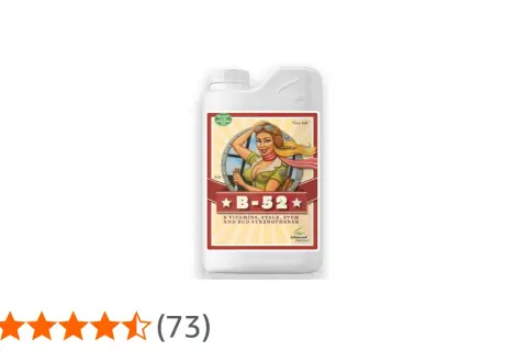 Flacone di B-52 Advanced Nutrients, un rinforzante per steli e fiori con vitamine B.