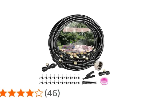 Kit di nebulizzatori per serre e giardini, per creare un'oasi fresca e confortevole all'aperto.