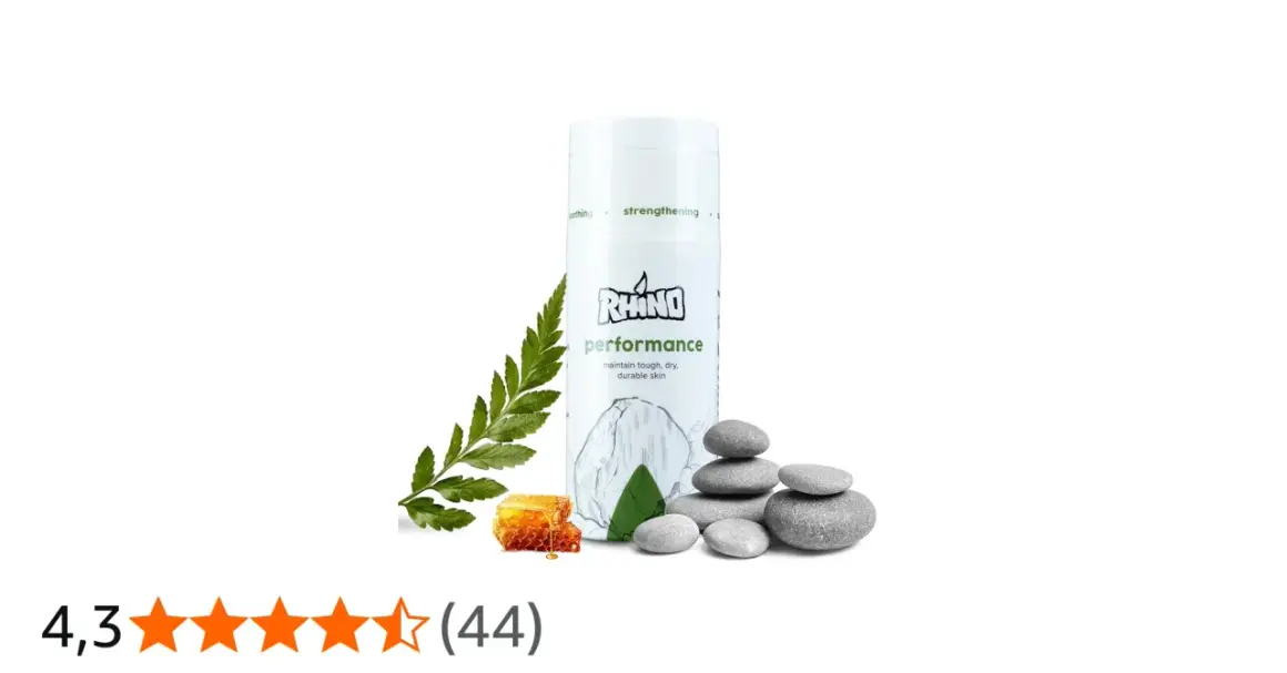 Crema per la pelle "Rhino Performance", per una pelle dura e resistente come quella di un rinoceronte.
