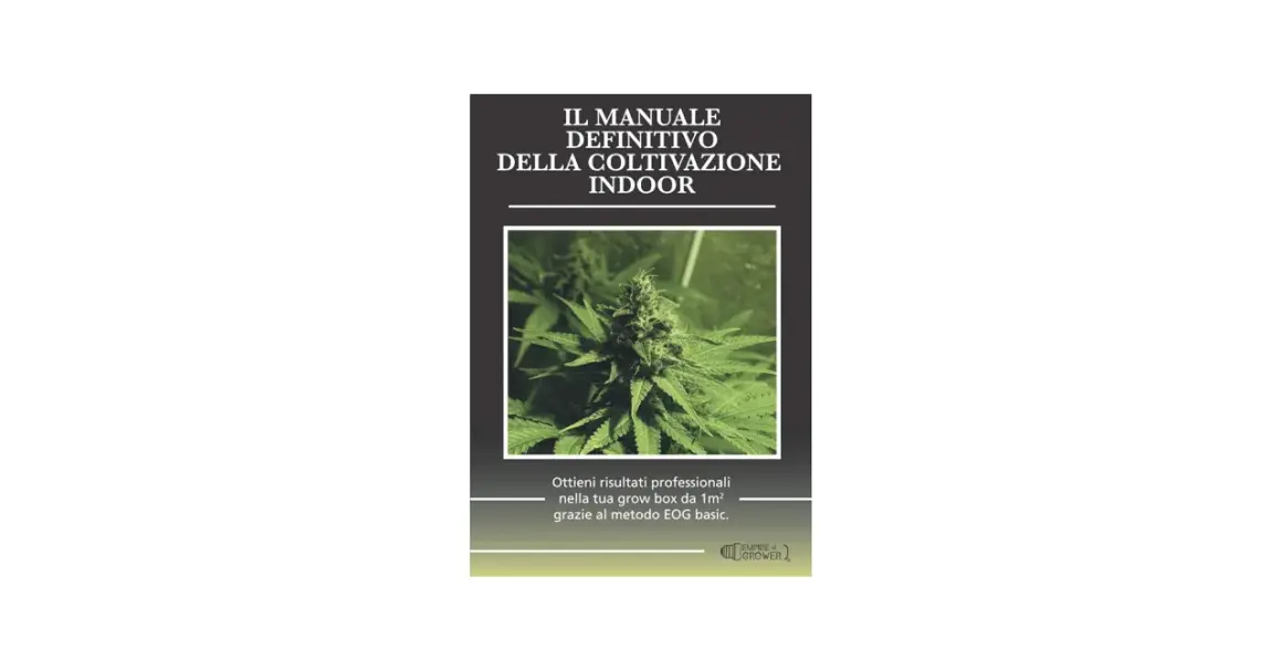 Manuale definitivo coltivazione indoor con immagine di una pianta rigogliosa. Ottieni risultati professionali con il metodo bio magno.